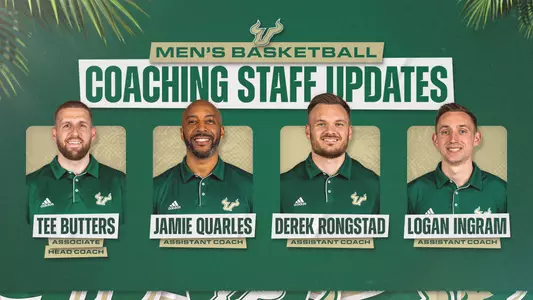 2025-26 Men's Basketball Coaching Staff Graphic