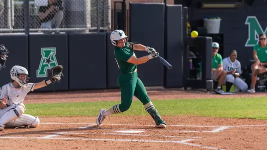 Josie Foreman launches a solo home run at UNT on Friday