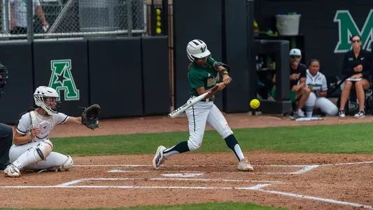Kathy Garcia-Soto recording a double in USF's win against UNT