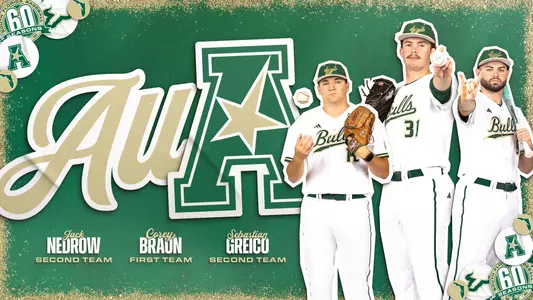 Corey Braun, Jack Nedrow, Sebastian Greico All-Conference Honors