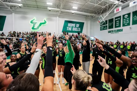South Florida Volleyball game vs University of South Carolina on September 7, 2025.