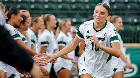 Women's soccer Gentiana Fetaj intro vs Colorado State