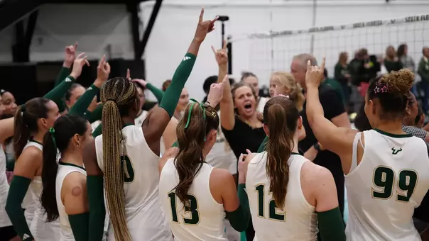 during South Florida Volleyball match vs Charlotte on October 16, 2026.