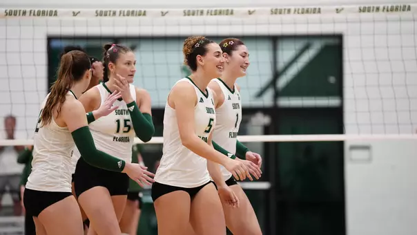 during South Florida Volleyball match vs Charlotte on October 16, 2026.
