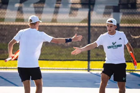 Gughi Verdese and James Newton at American Conference Individual Championships