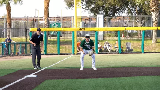 Matt Rose playing third base