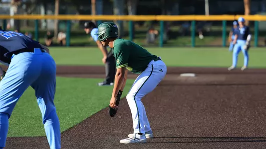 Jacob Green leading off of first base