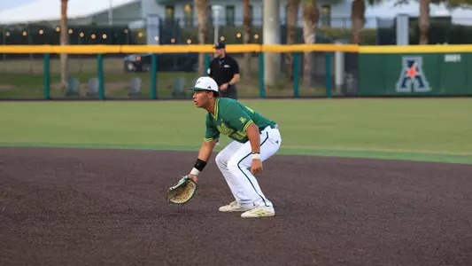Nathan Earley playing first base