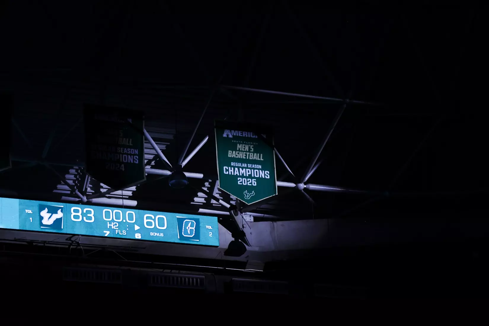 {persons} during the South Florida Men's Basketball match vs Charlotte on March 8, 2026.
