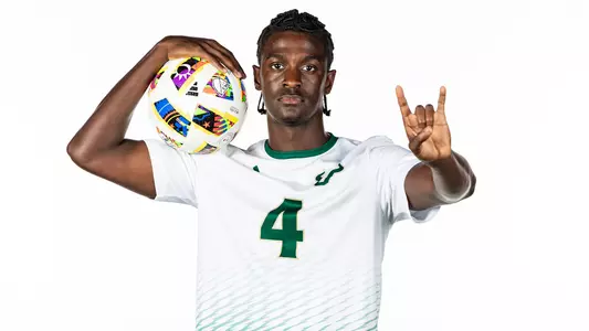 Charles Volcy media day white background.