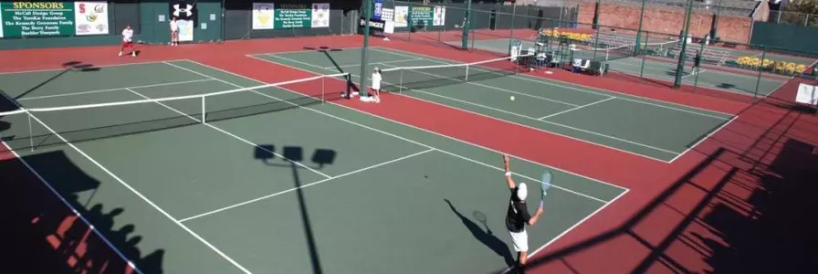Men's Tennis Splits Singles in 4-3 Loss to Rival Gaels Image