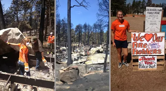 Taylor Proctor volunteers with Team Depot