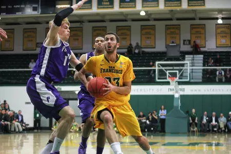 Mark Tollefsen ranks fifth in the WCC in shooting percentage.