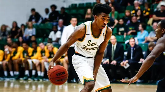 Devin Watson dribbling vs UC Riverside