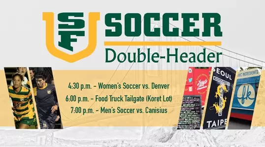 Soccer Doubleheader Promo Graphic