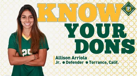Know Your Dons - Allison Arriola