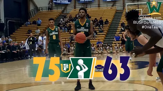 MBB - USF 75, UCSB 63