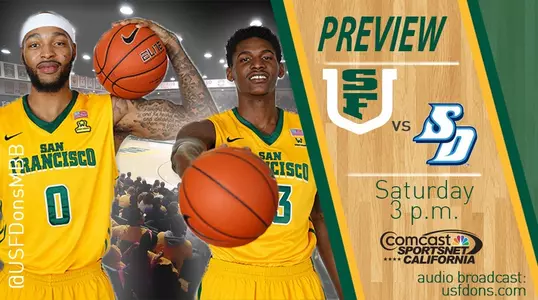 MBB vs. San Diego Preview Graphic
