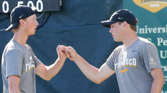 USF men's tennis Johan Joenhagen and Ryan Marker