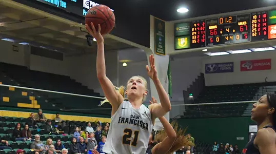 USF Dons Women's Basketball Anna Seilund