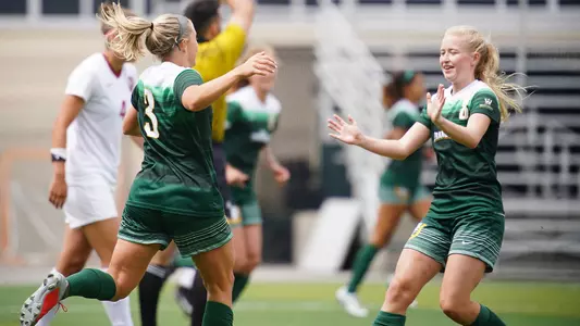 USF-Dons-Womens-Soccer-celebrates-a-goal