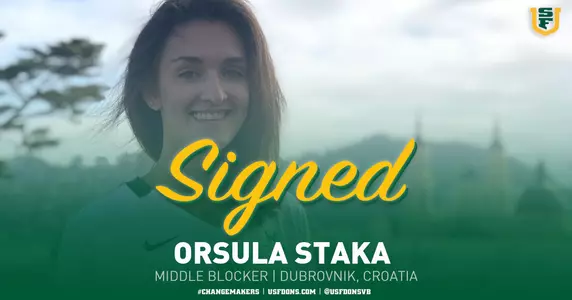Orsula Staka signing graphic
