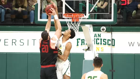 Nate-Renfro-USF-Dons-Men's-Basketball-block-vs-Stanford