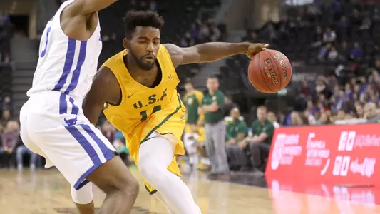 Charles-Minlend-USF-Dons-Mens-Basketball-vs-Buffalo