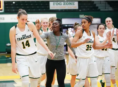 USF Women's Basketball Michaela Rakova Team