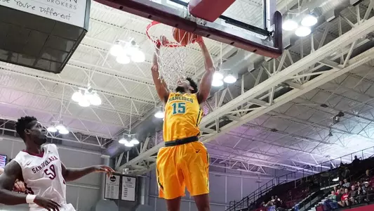 Nate-Renfro-USF-Dons-Men's-Basketball-dunks-vs-Santa-Clara