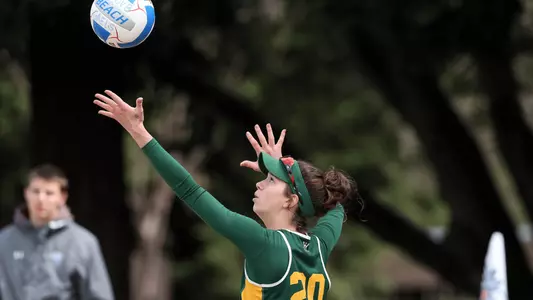 USF Beach Volleyball Erica Ronda Serve