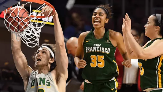 USF Women's and Men's Basketball Dons 2018 WCC Semifinals