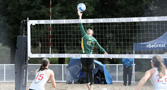 USF Beach Volleyball Camille Araujo Spiking
