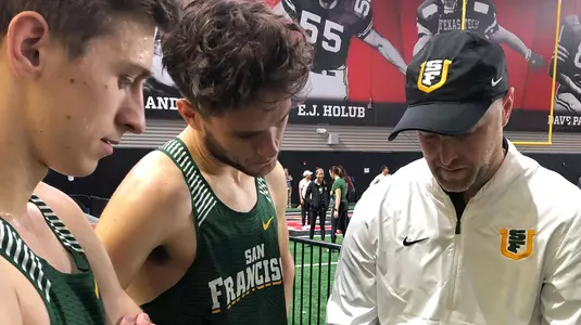 Chris Olley, Jack Rowe, Tim Riley at Red Raider Invitational, 1-18-19