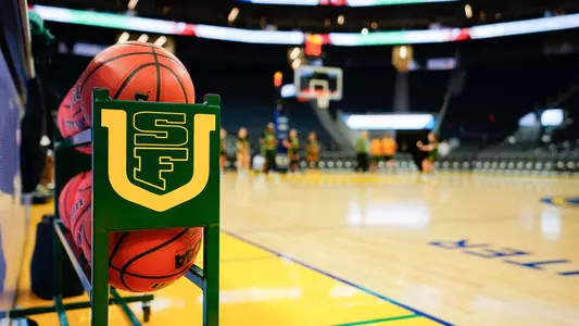 Chase Center Practice USF Ball Rack (cropped) 11-9-2019