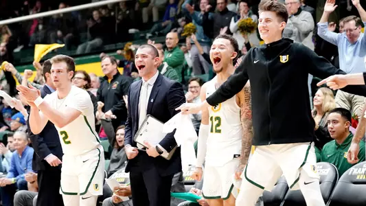 USF-Dons-Mens-Basketball-Bench-celebration