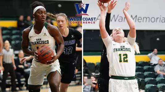 Nia Alexander Moa Lundqvist 2018-19 WCC All-Academic