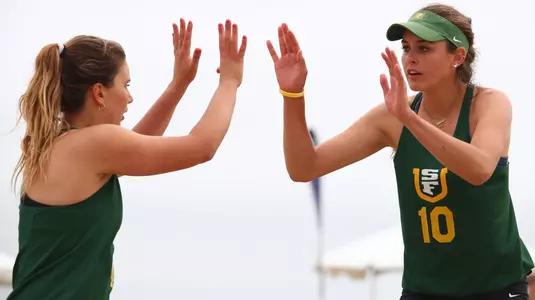 Anna Dalla Vecchia, Carly Lowry at WCC Championship 4-19-2019