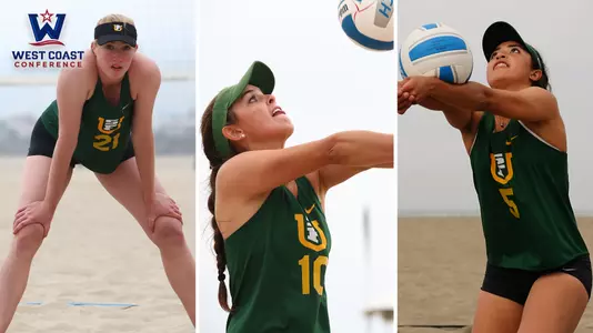 Emily Zinger Carly Lowry Camille Araujo WCC All-Academic 2019