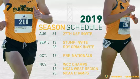 2019 Cross Country Schedule graphic