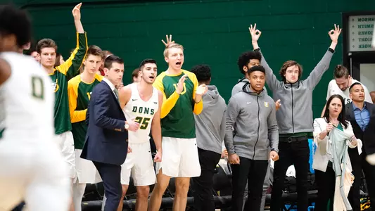 Dons Bench Reacts to a three