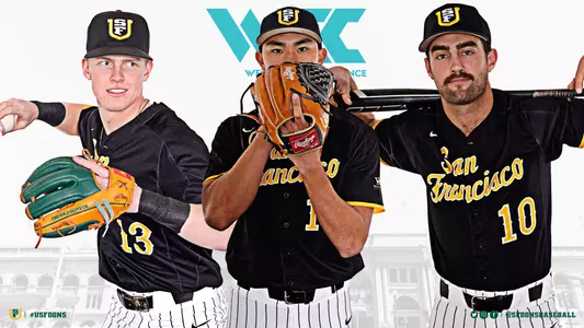 2020 Baseball all-WCC Preseason Team Jack Winkler Tyler Villaroman Riley Ornido