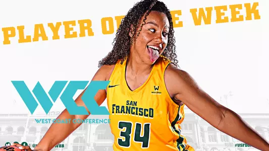 Leilah Vigil WCC Player of the Week Graphic 3-2-20