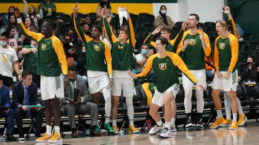 MBB Bench Celebration vs. LIU