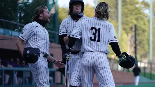 Brandon Greim Jack Winkler plate celebration 2-27-2021 vs California
