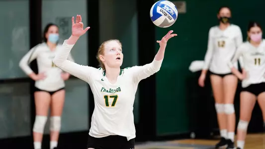 McKenna Marshall serves vs. LMU