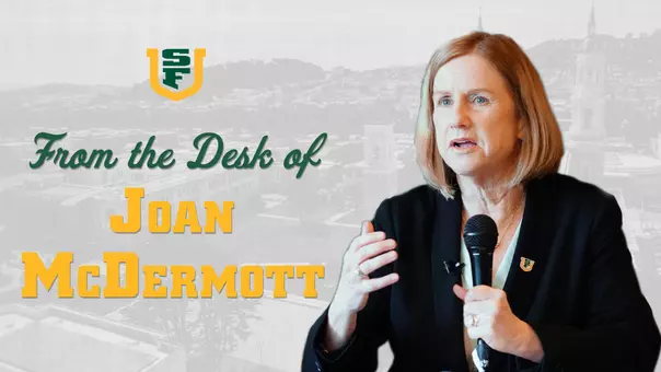 Desk of Joan McDermott