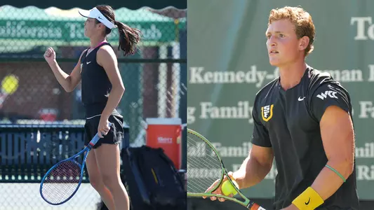 Chiho Mushika and Stevie Gould Action Shot