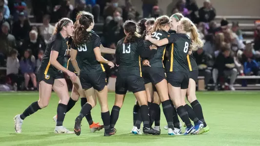 Women's Soccer Celebration