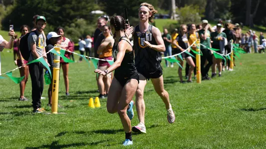 Carter Lewis and Julia Morales Action Shot